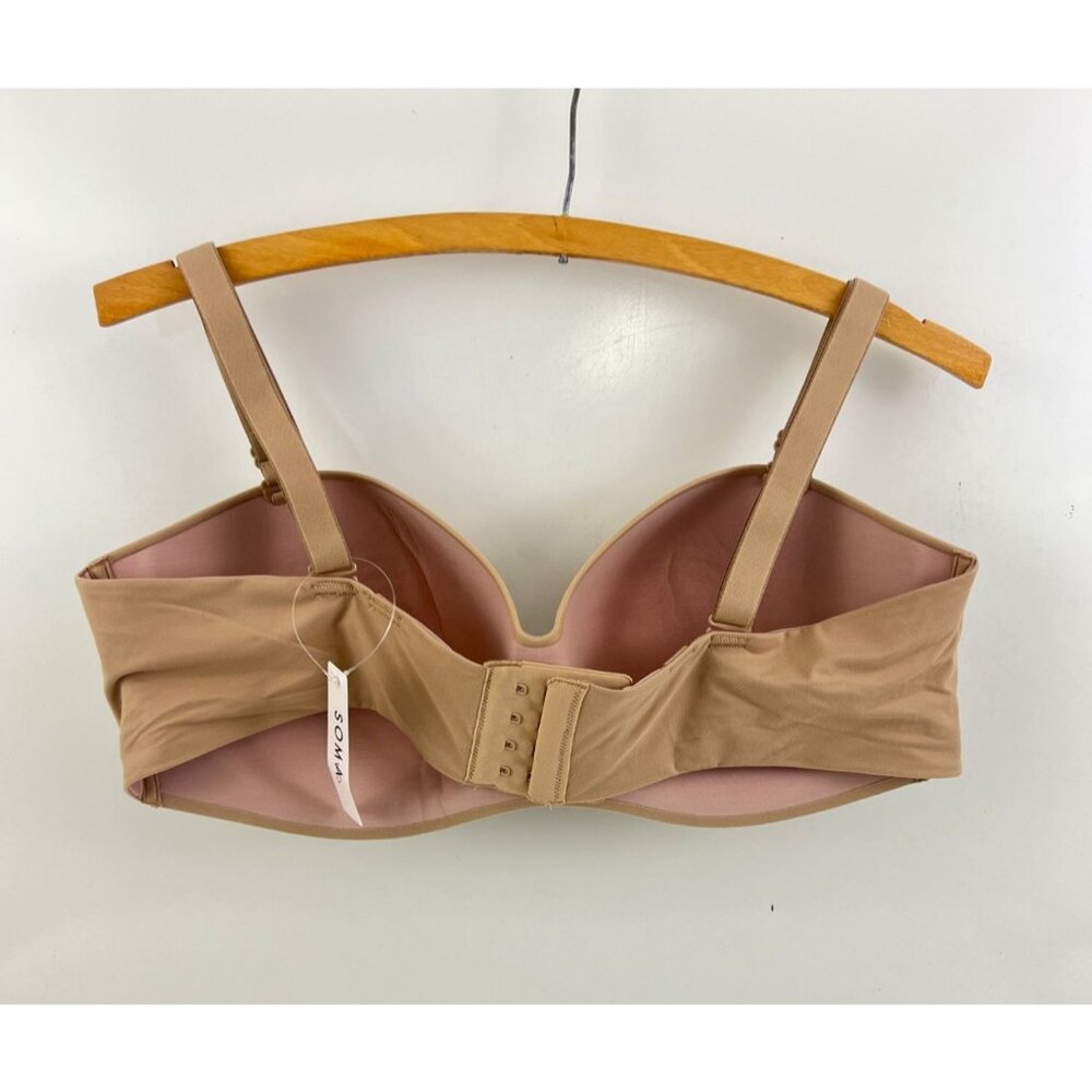 Soma Enbliss Wireless Stay Put Convertible Bra Strapless Size 40C Warm Amber - Picture 5 of 9